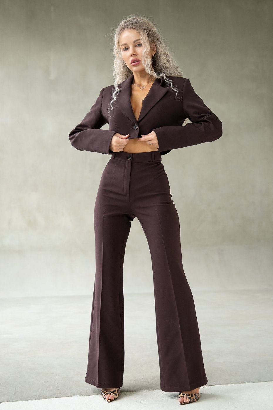 Flared Pants & Simona Blazer