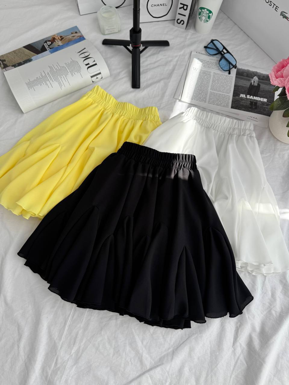 This is THE skirt with built-in shorts from Pinterest