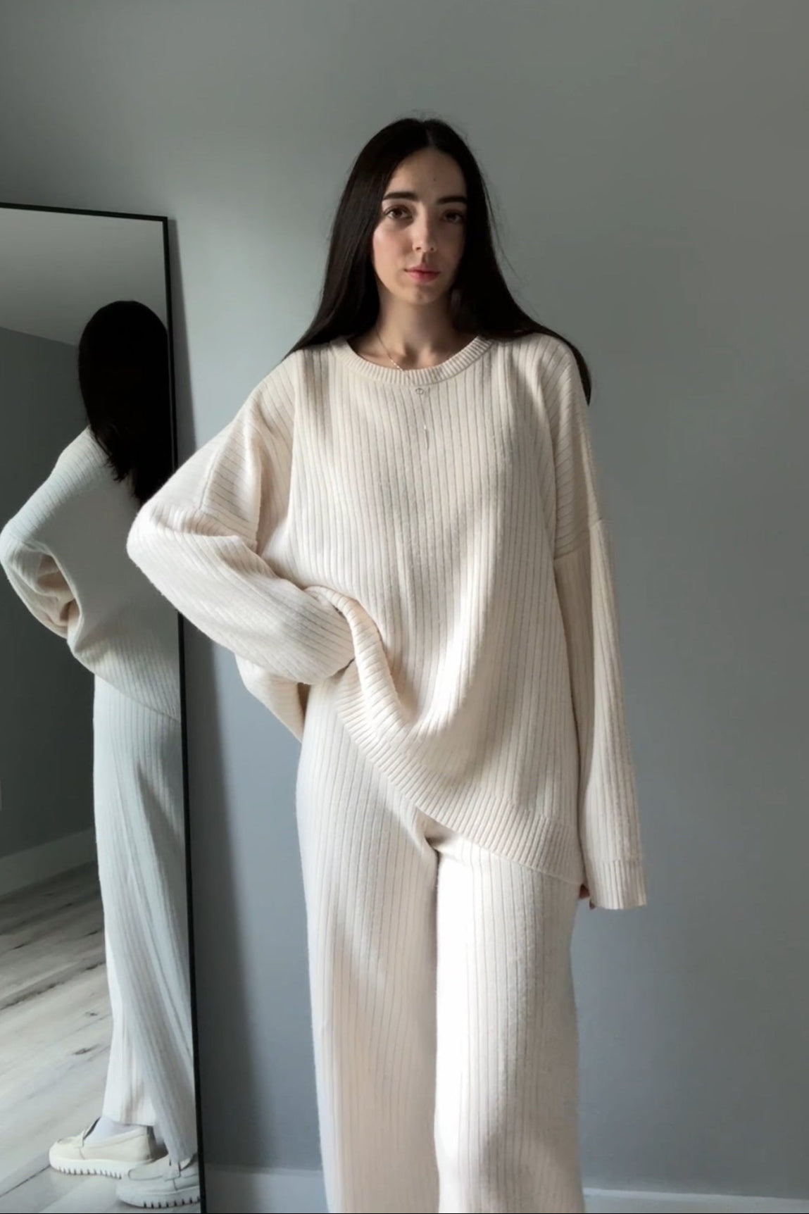 Set Sweater+Palazzo Pants