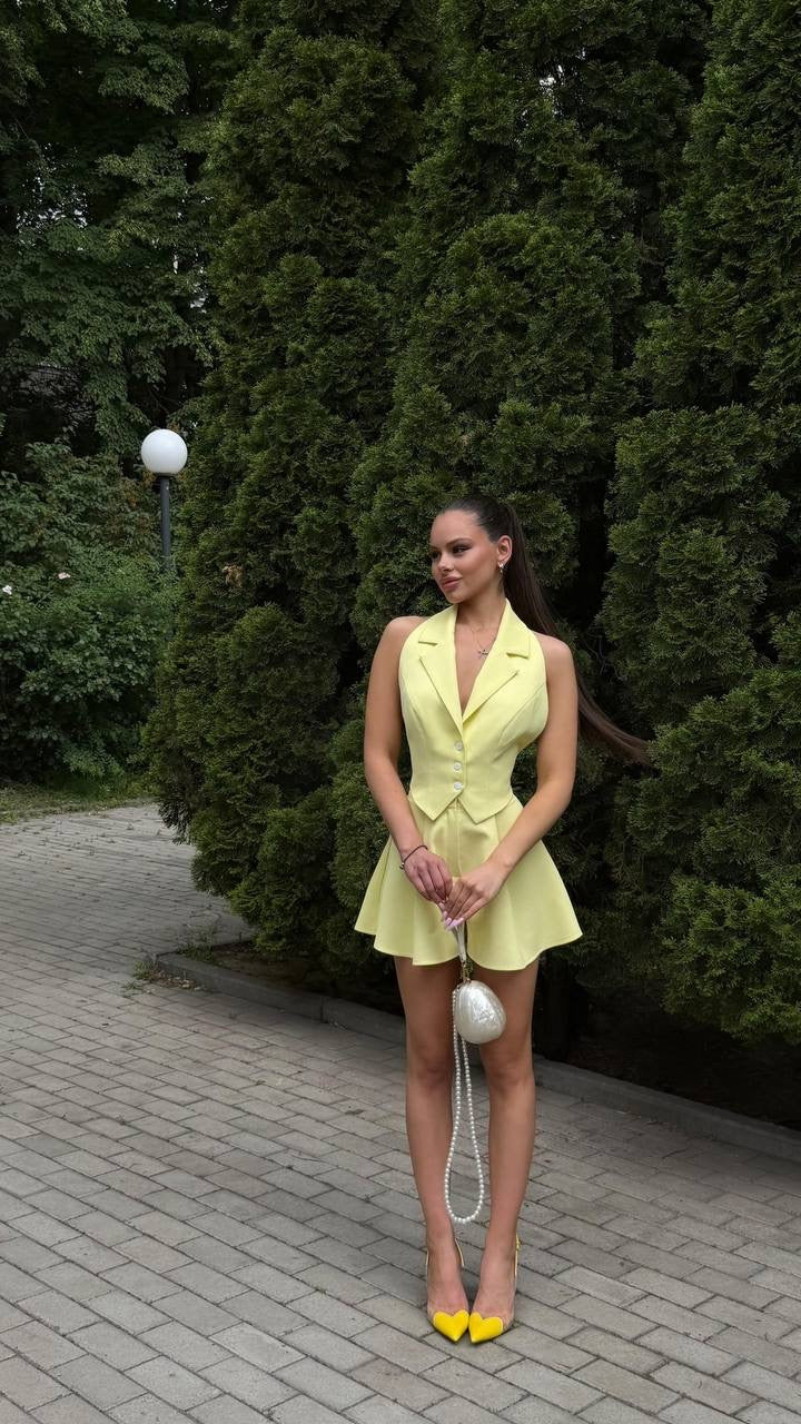 Two-Piece Set (Vest & Shorts)