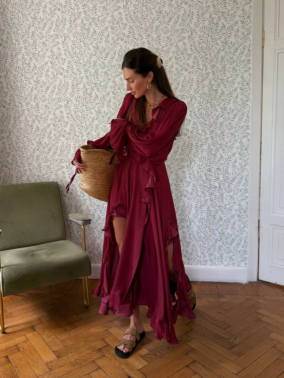 Wrap Maxi Dress