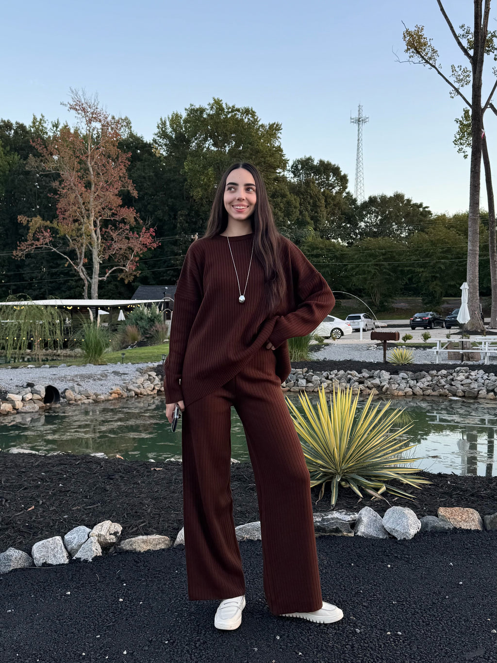 Set Sweater+Palazzo Pants