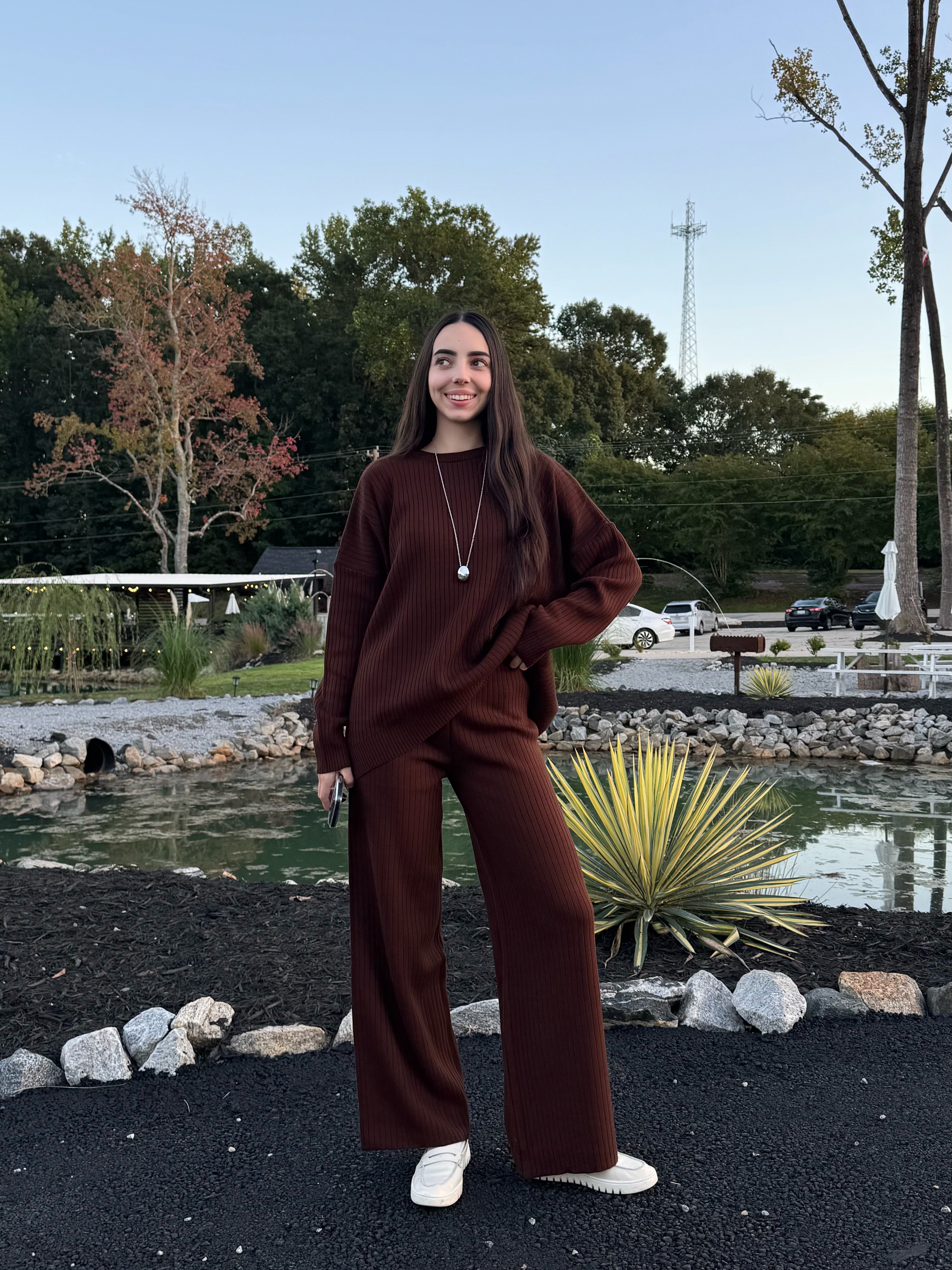 Set Sweater+Palazzo Pants