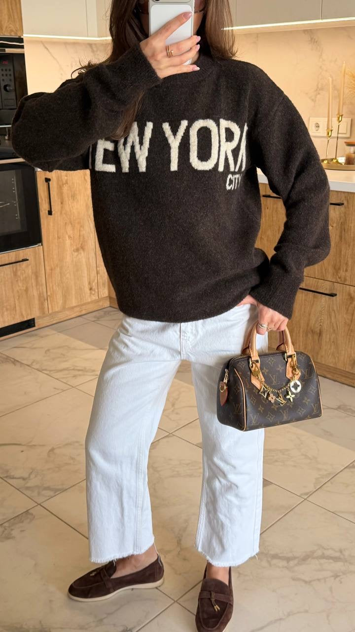 "NEW YORK" Sweater