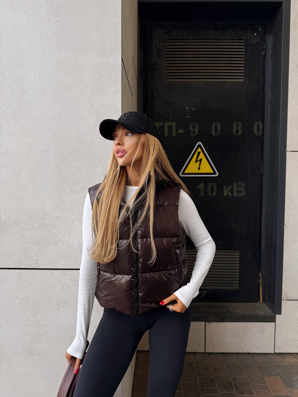 Puffer vest “Crop”