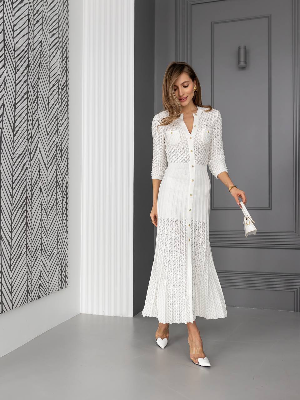 Lace Cotton Dress