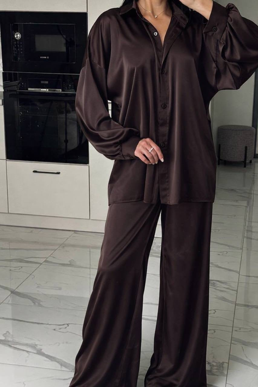 Three-Piece Set (Pants, Shirt & Scarf)