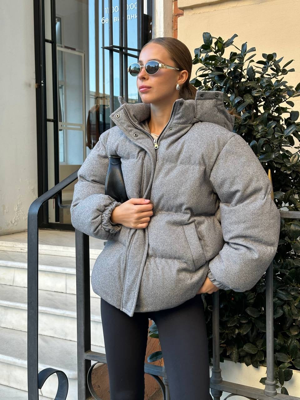 Cashmere Puffer Jacket