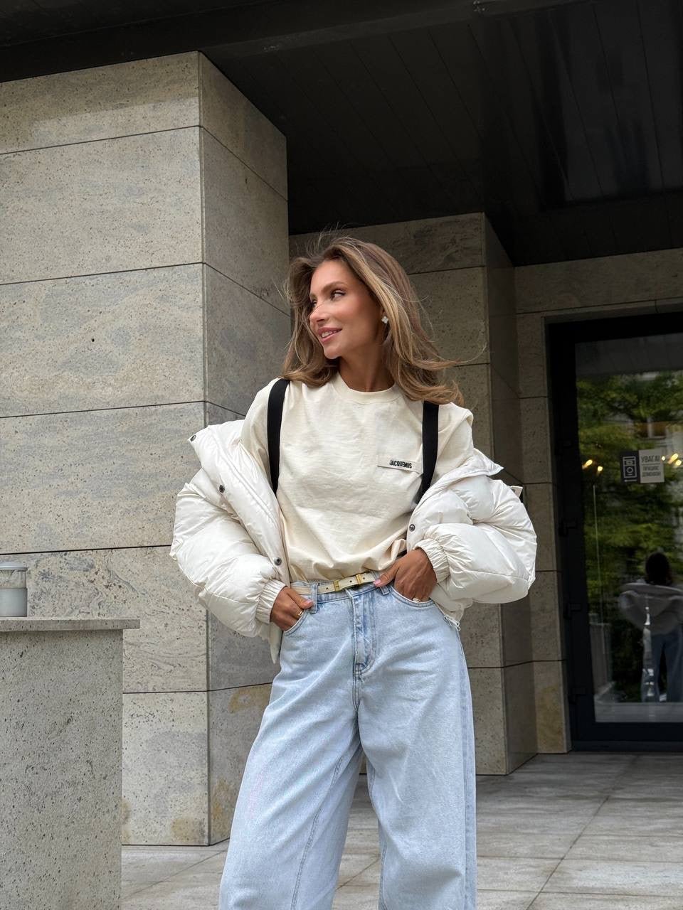 “IRISH” Cropped Puffer