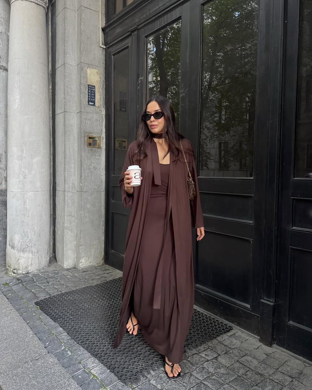 2-in-1 Set: Cardigan + Dress