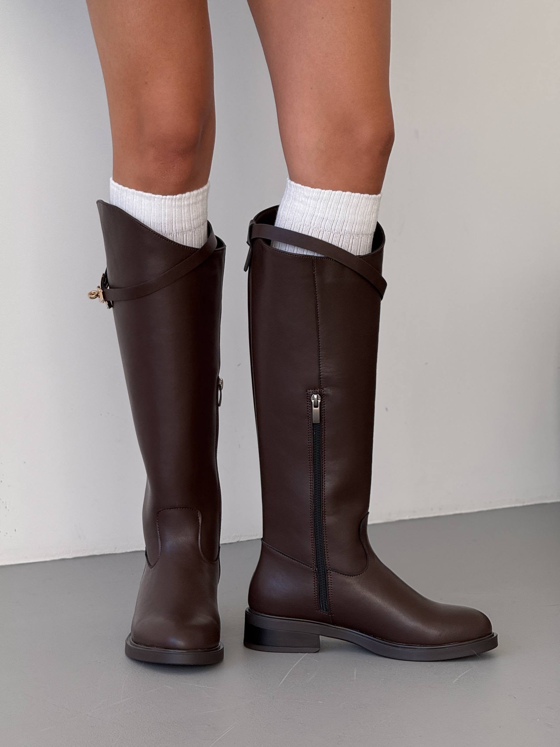 Structured Jockey Boots 