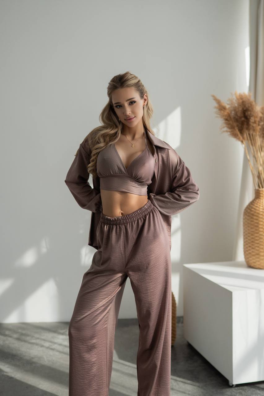 Three-Piece Pants Set