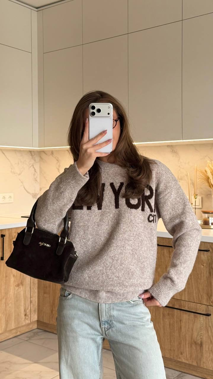 "NEW YORK" Sweater
