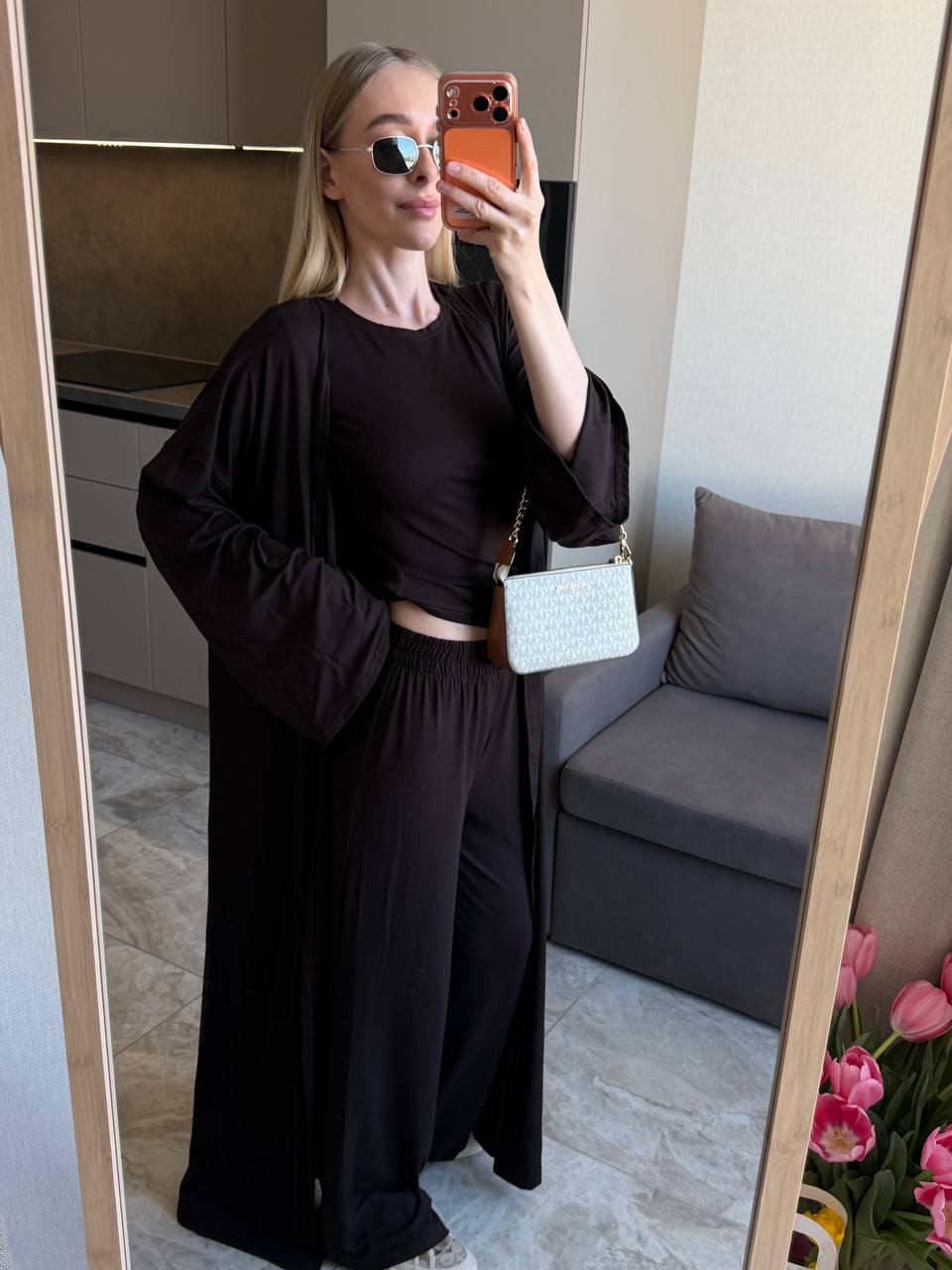 3-piece set with cardigan