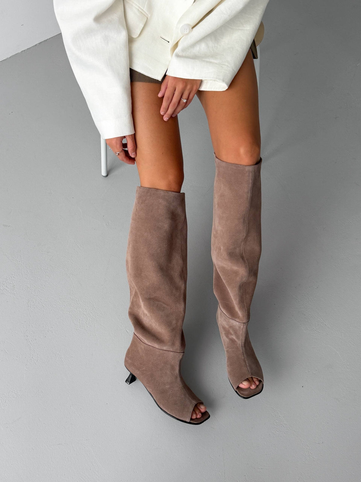 Open-Toe Boots