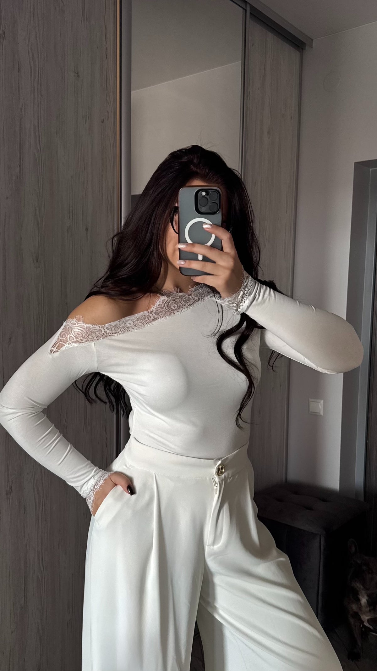 Lace Long Sleeve Top