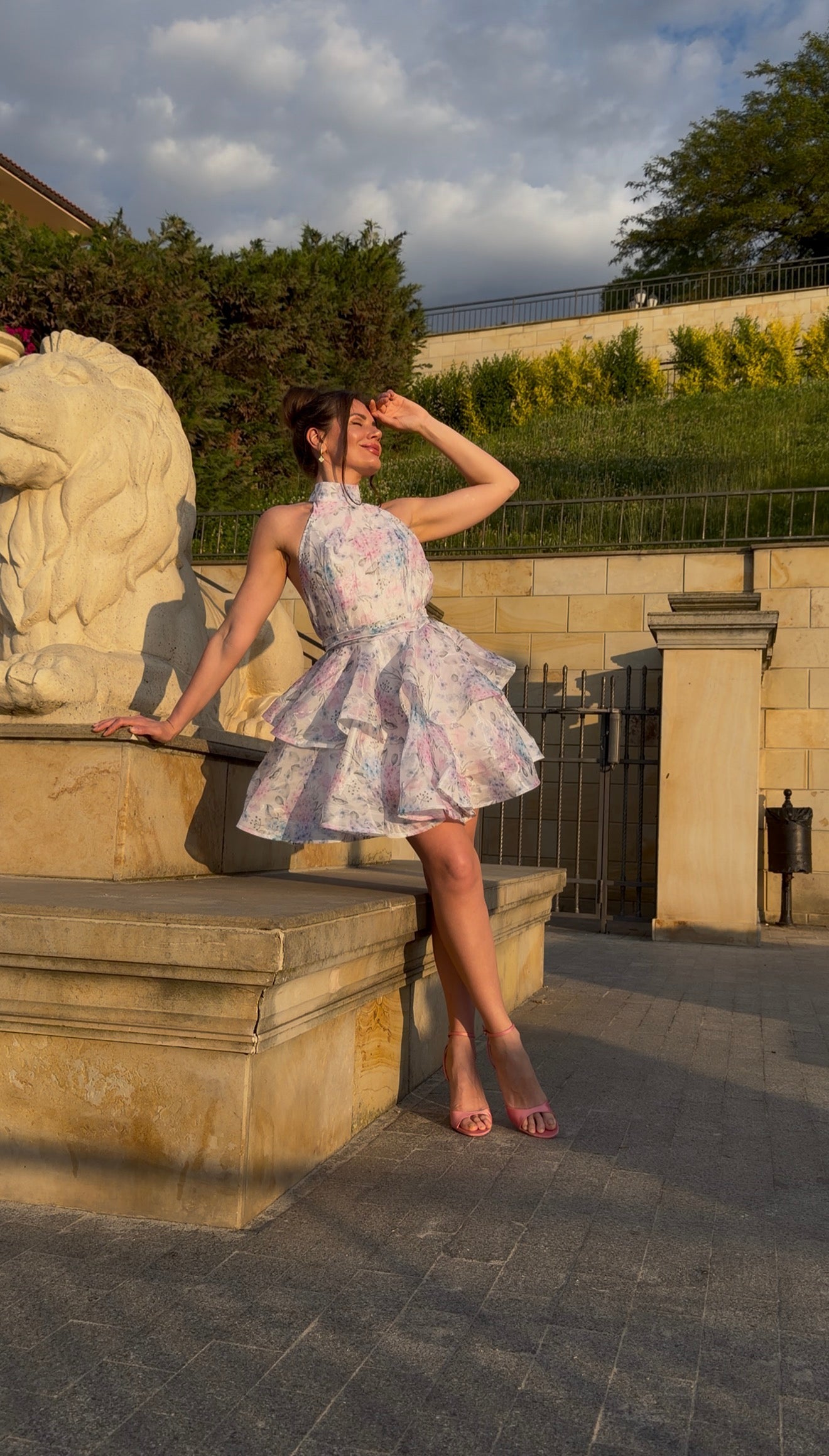 Organza Mini Dress