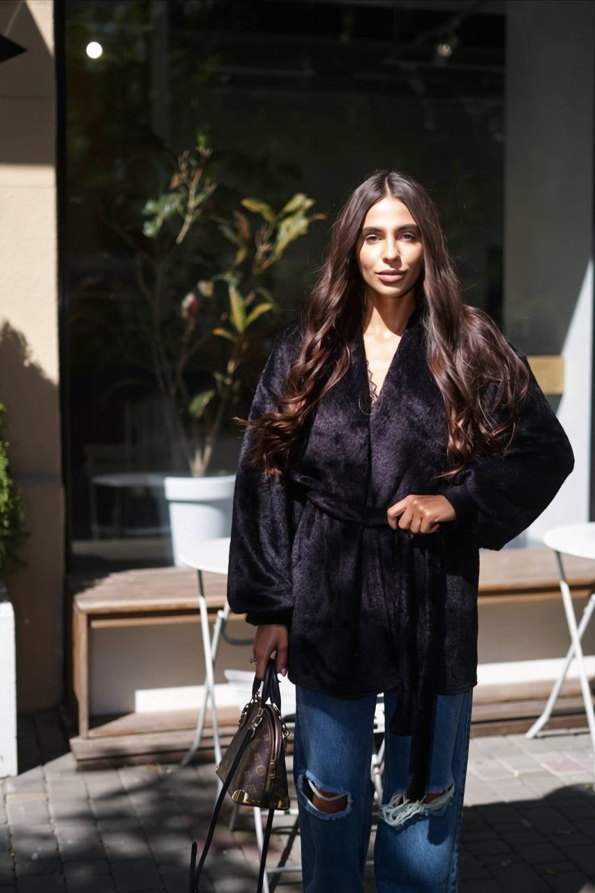 Cashmere-Style Cardigan