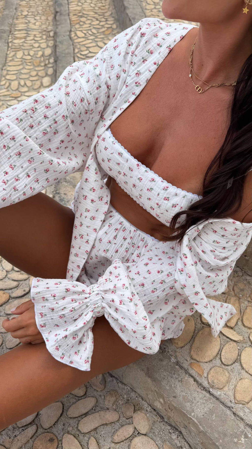 Muslin Three-Piece Set