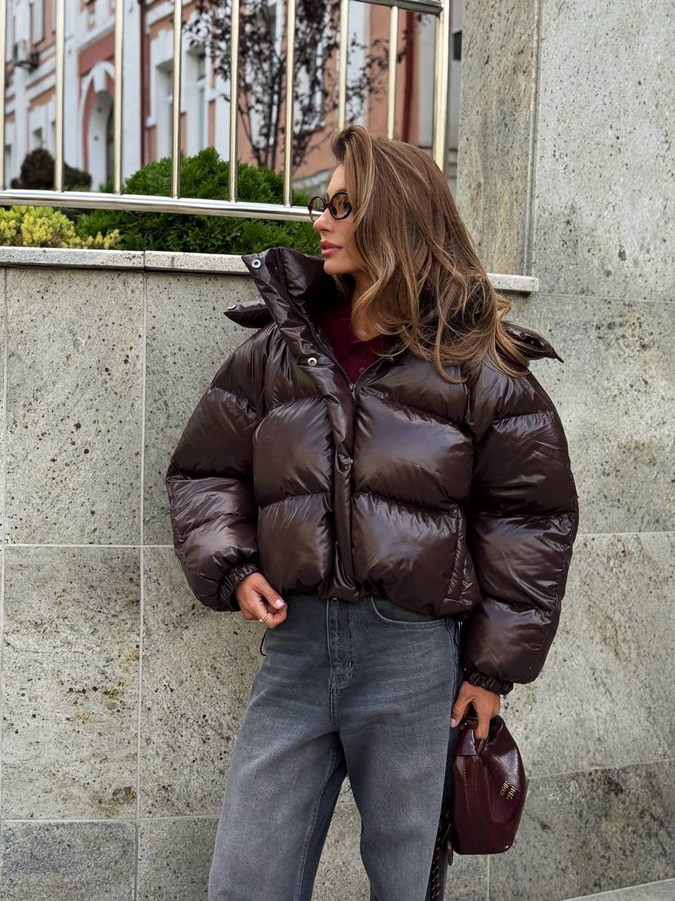 “IRISH” Cropped Puffer