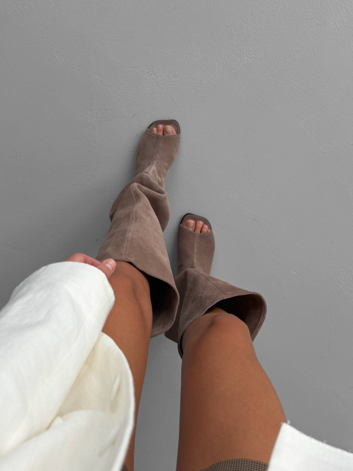 Open-Toe Boots