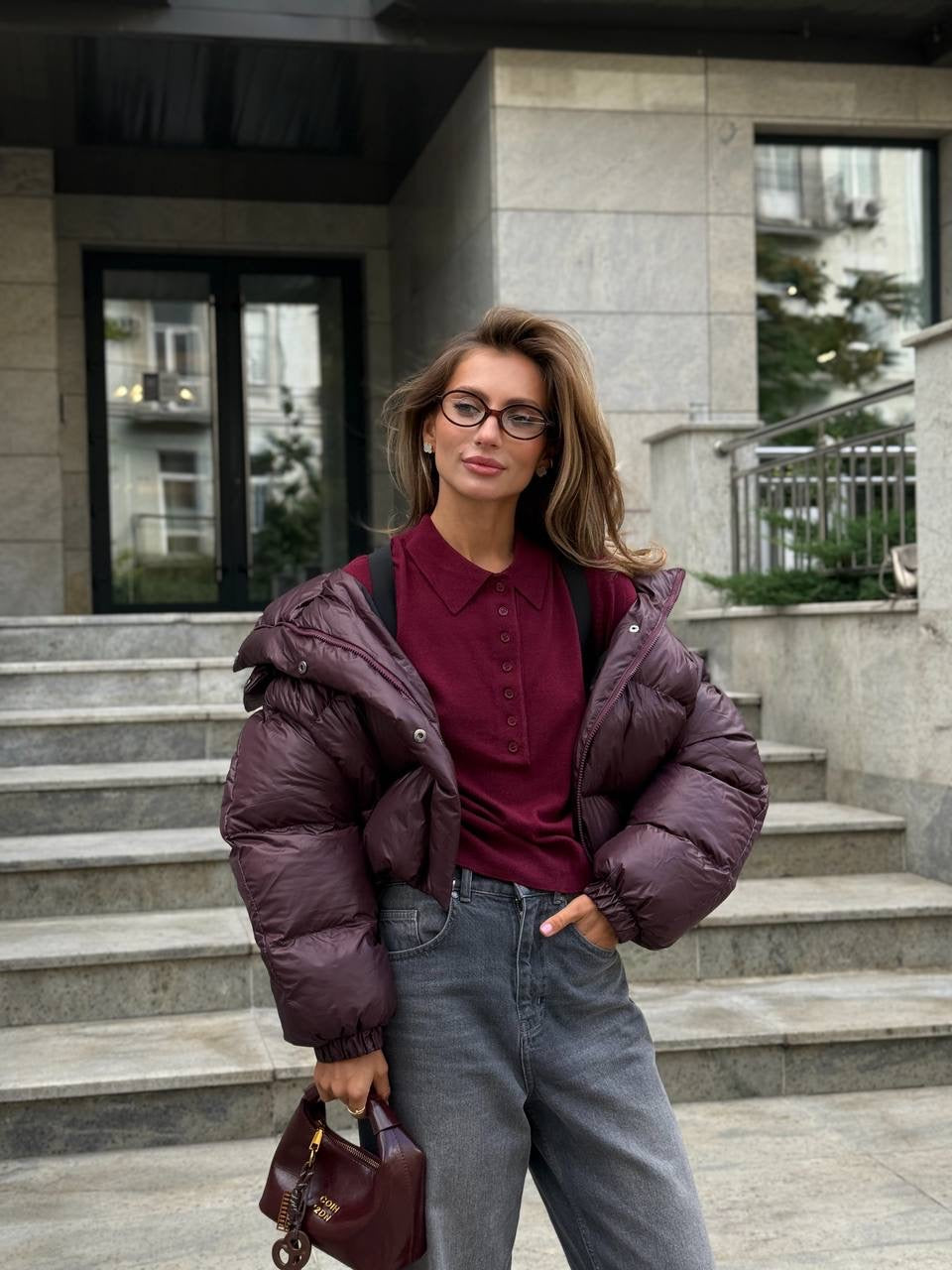 “IRISH” Cropped Puffer