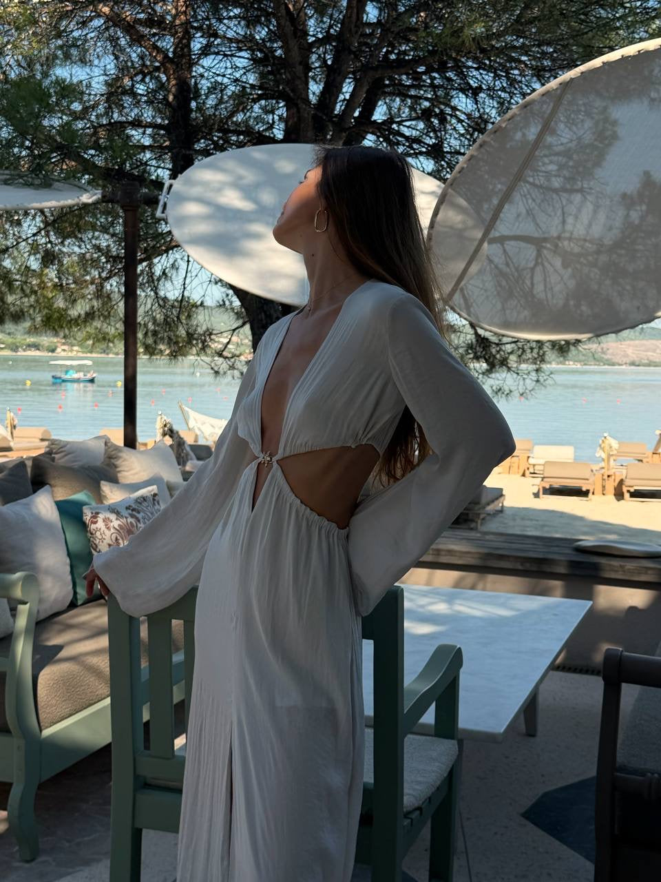Wet Silk Dress