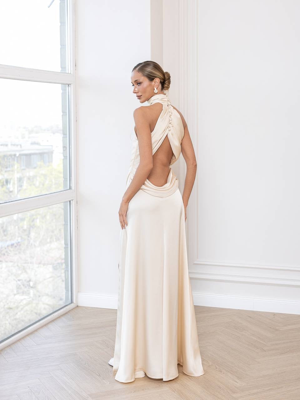 Satin Dress