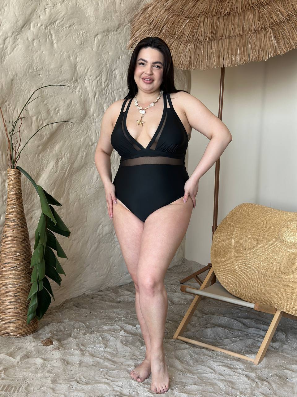 Stunning Plus-Size Swimsuit