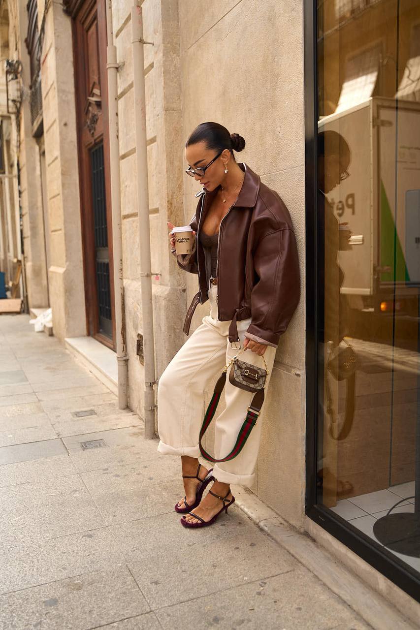 Cropped Oversized Jacket