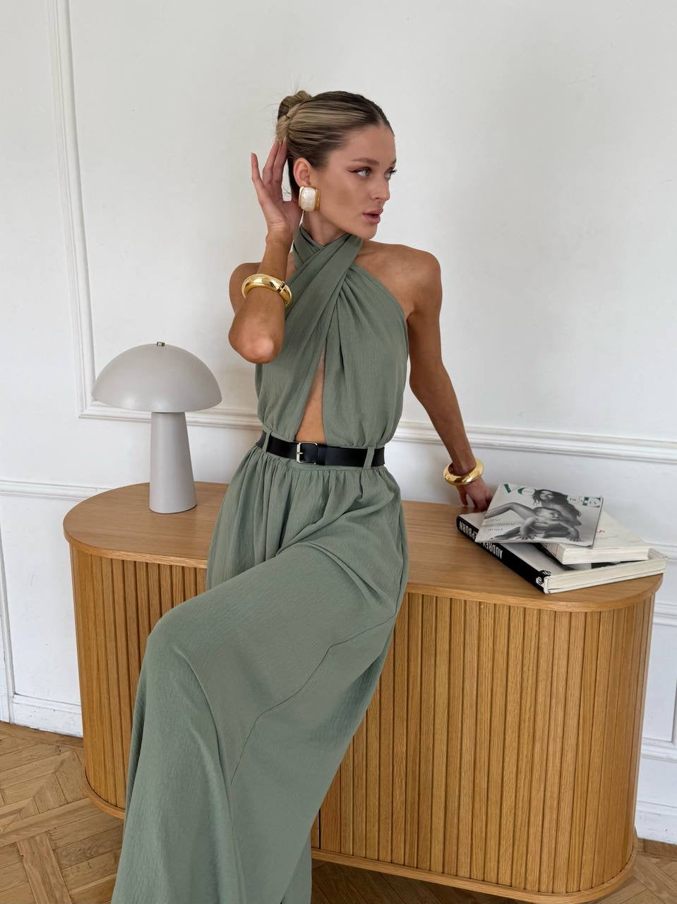 Jumpsuit with Belt