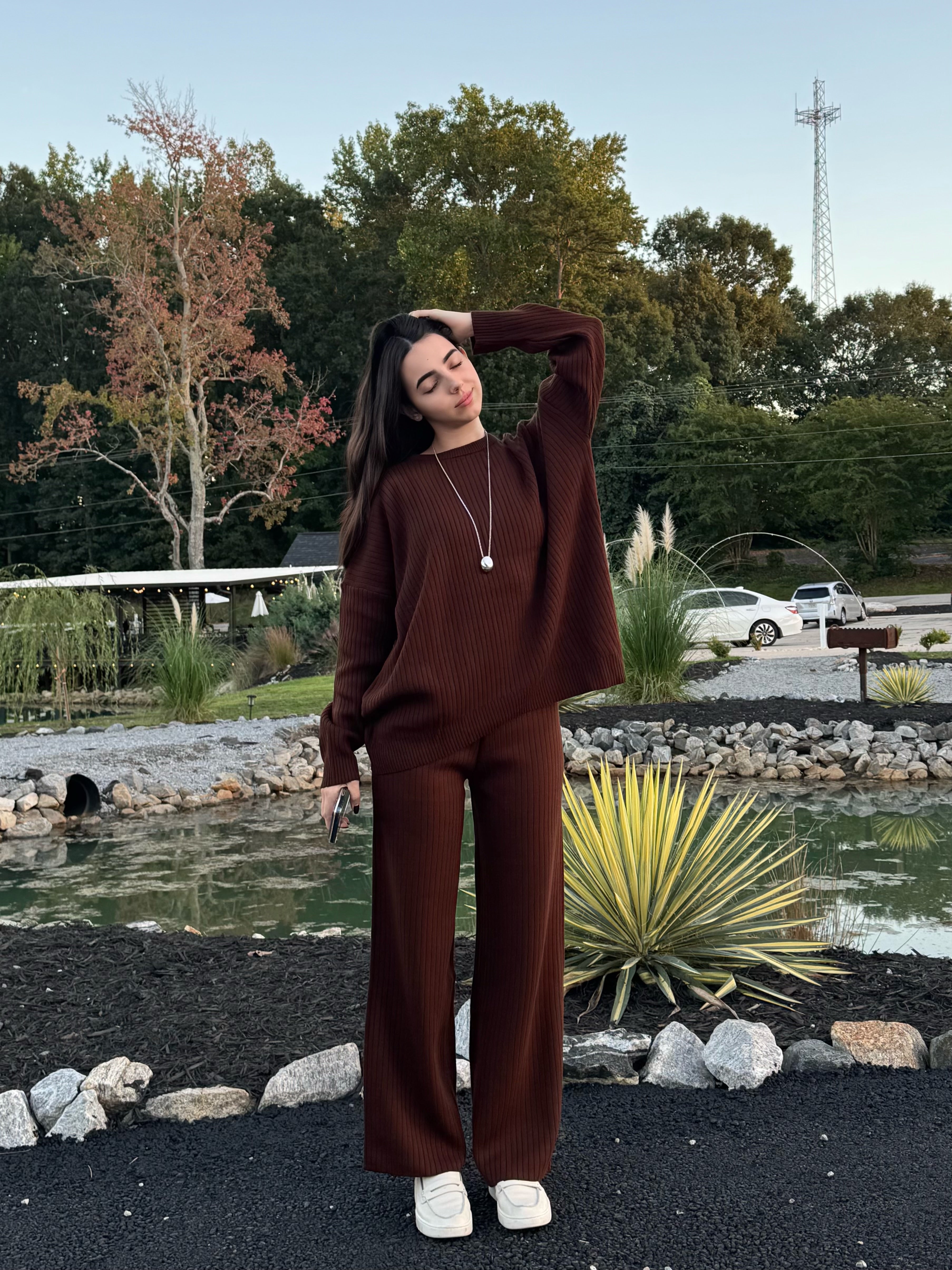 Set Sweater+Palazzo Pants