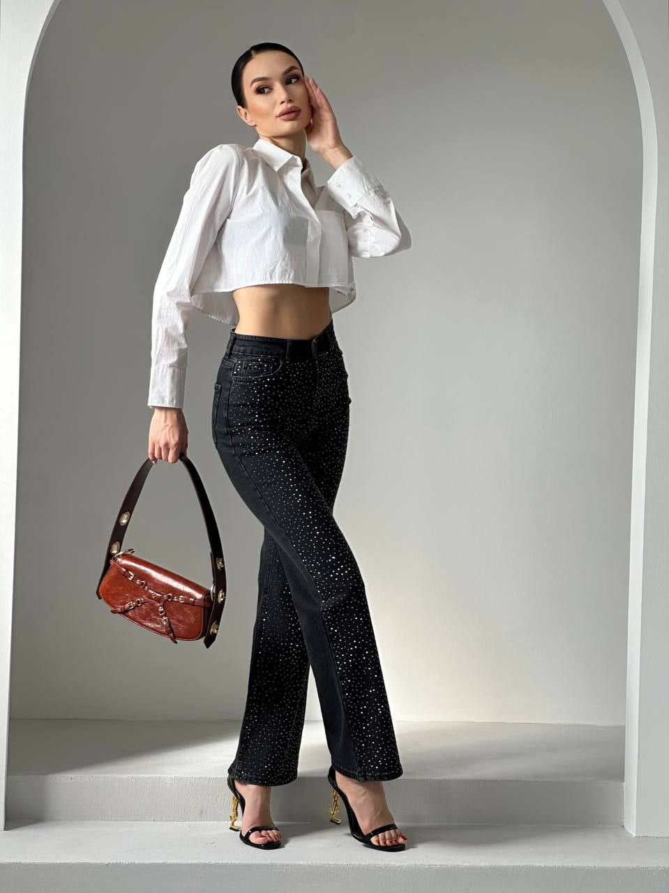 Jeans with Rhinestones