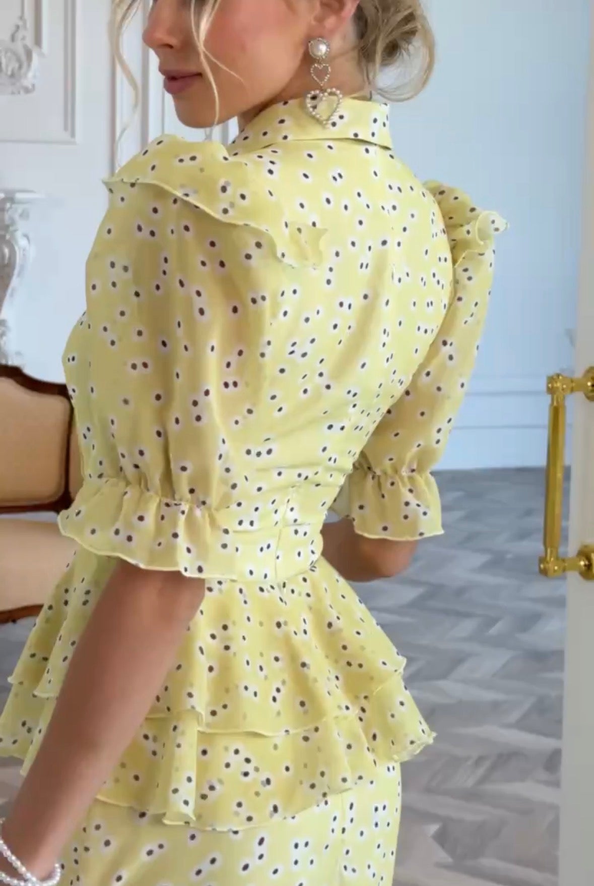 Midi Chiffon Dress