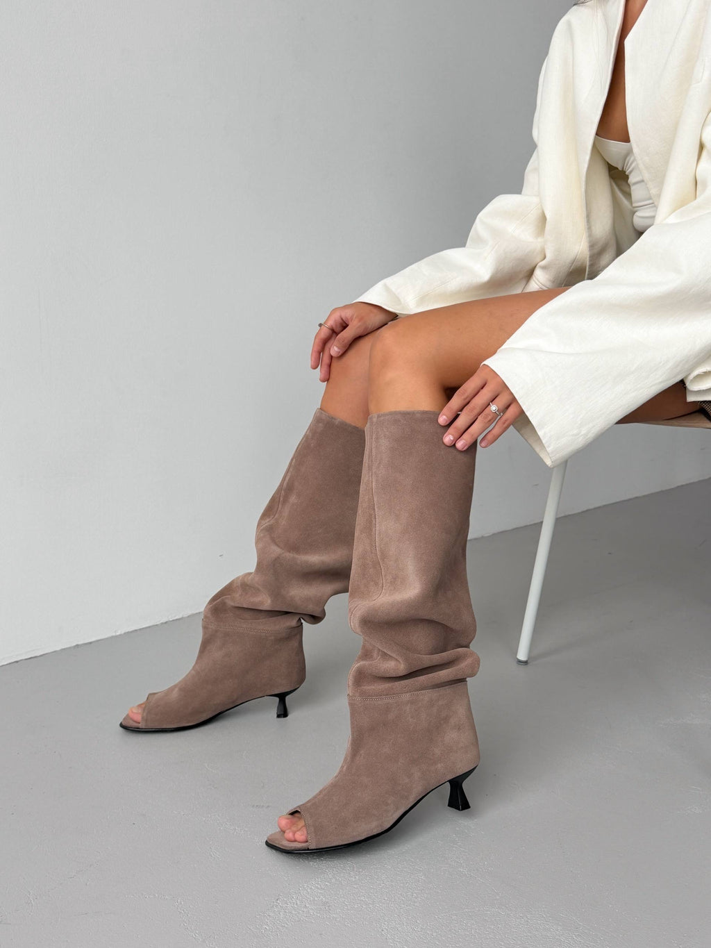 Open-Toe Boots