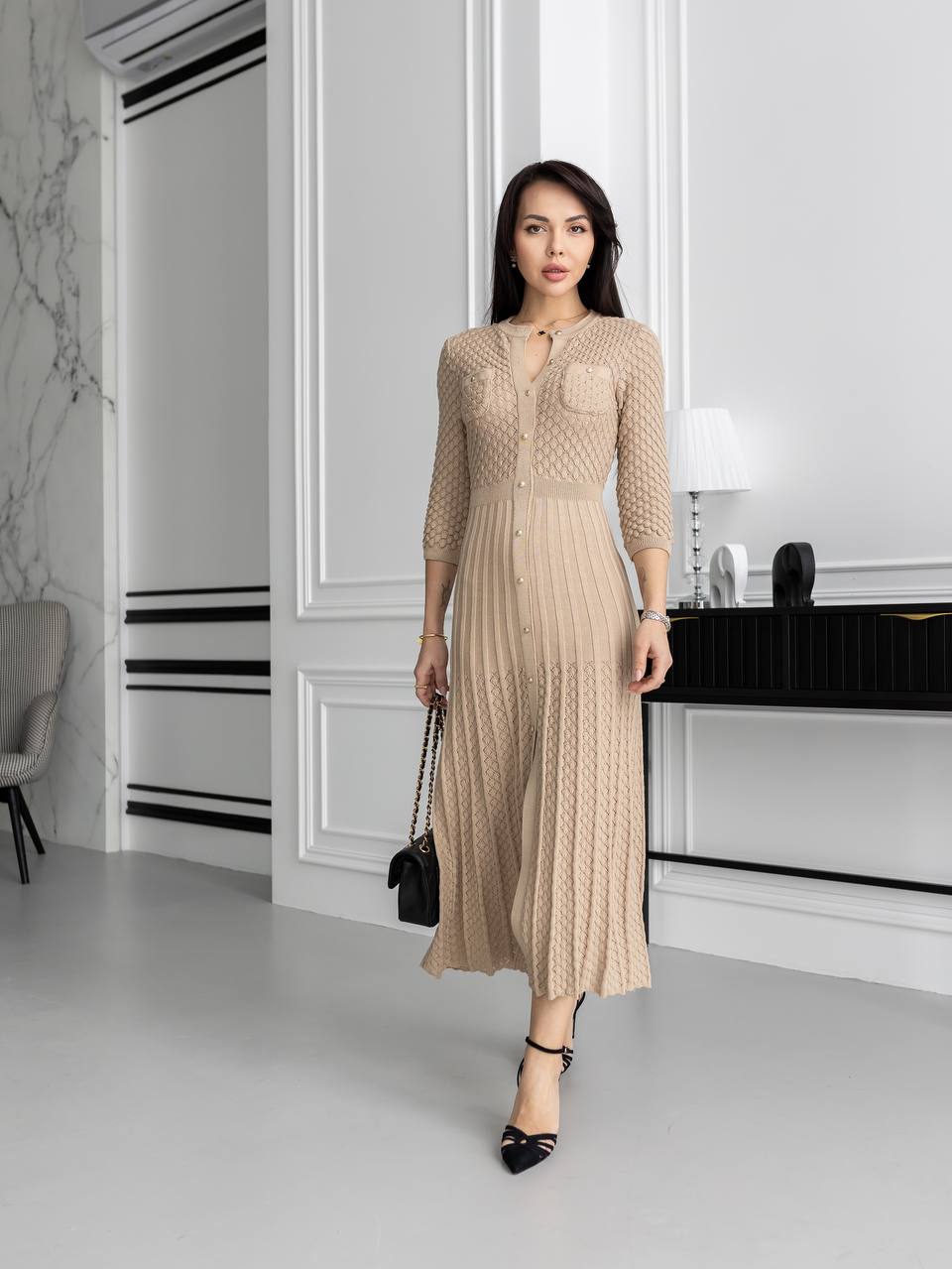 Lace Cotton Dress