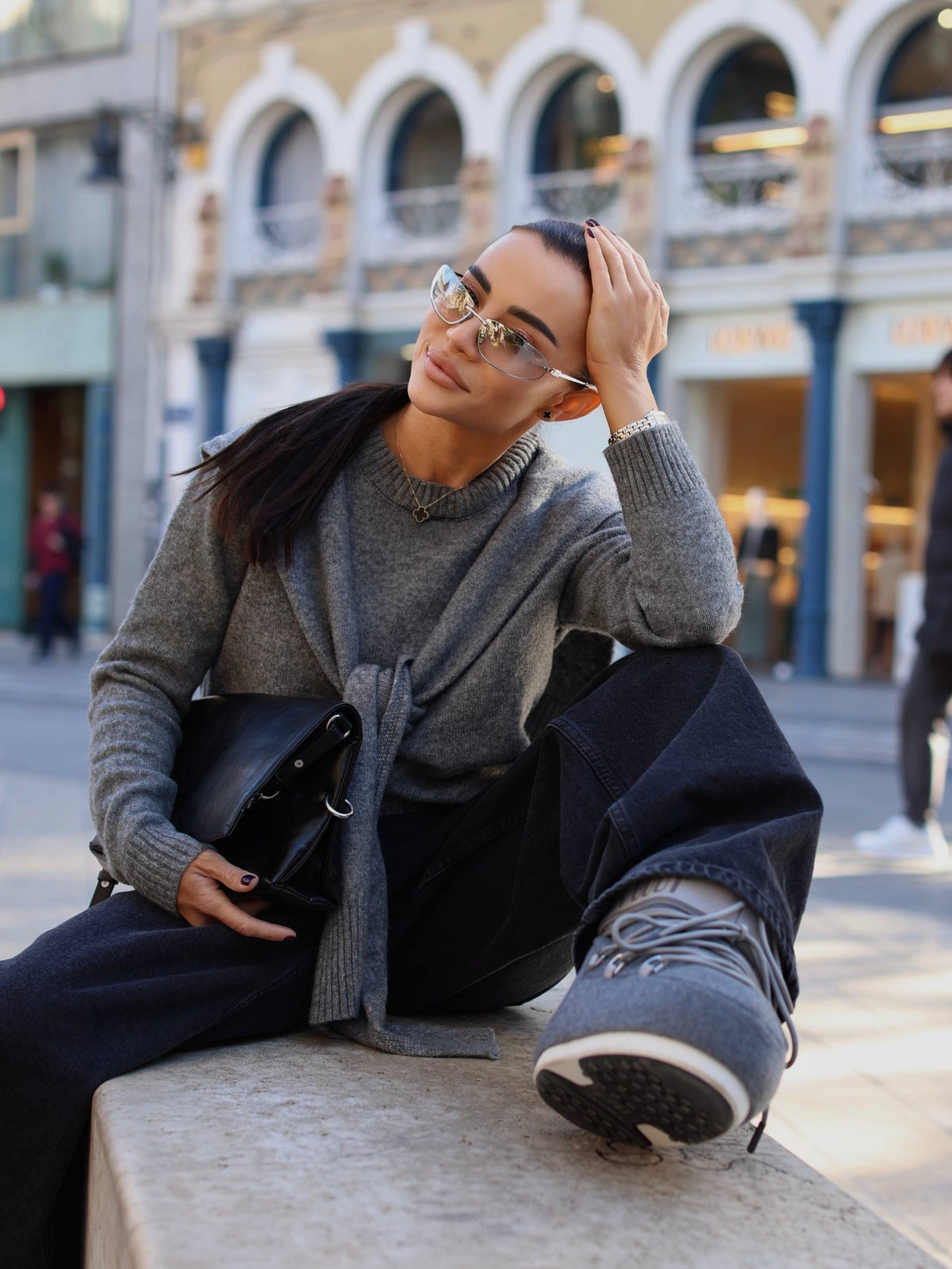 Gray Sweater