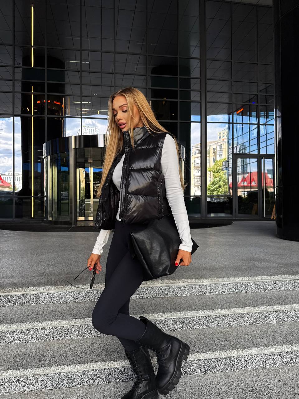 Puffer vest “Crop”