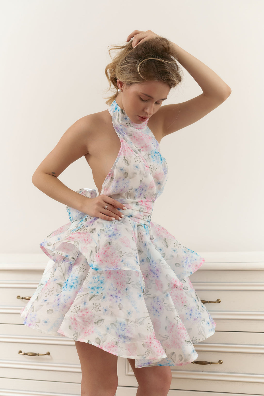 Organza Mini Dress