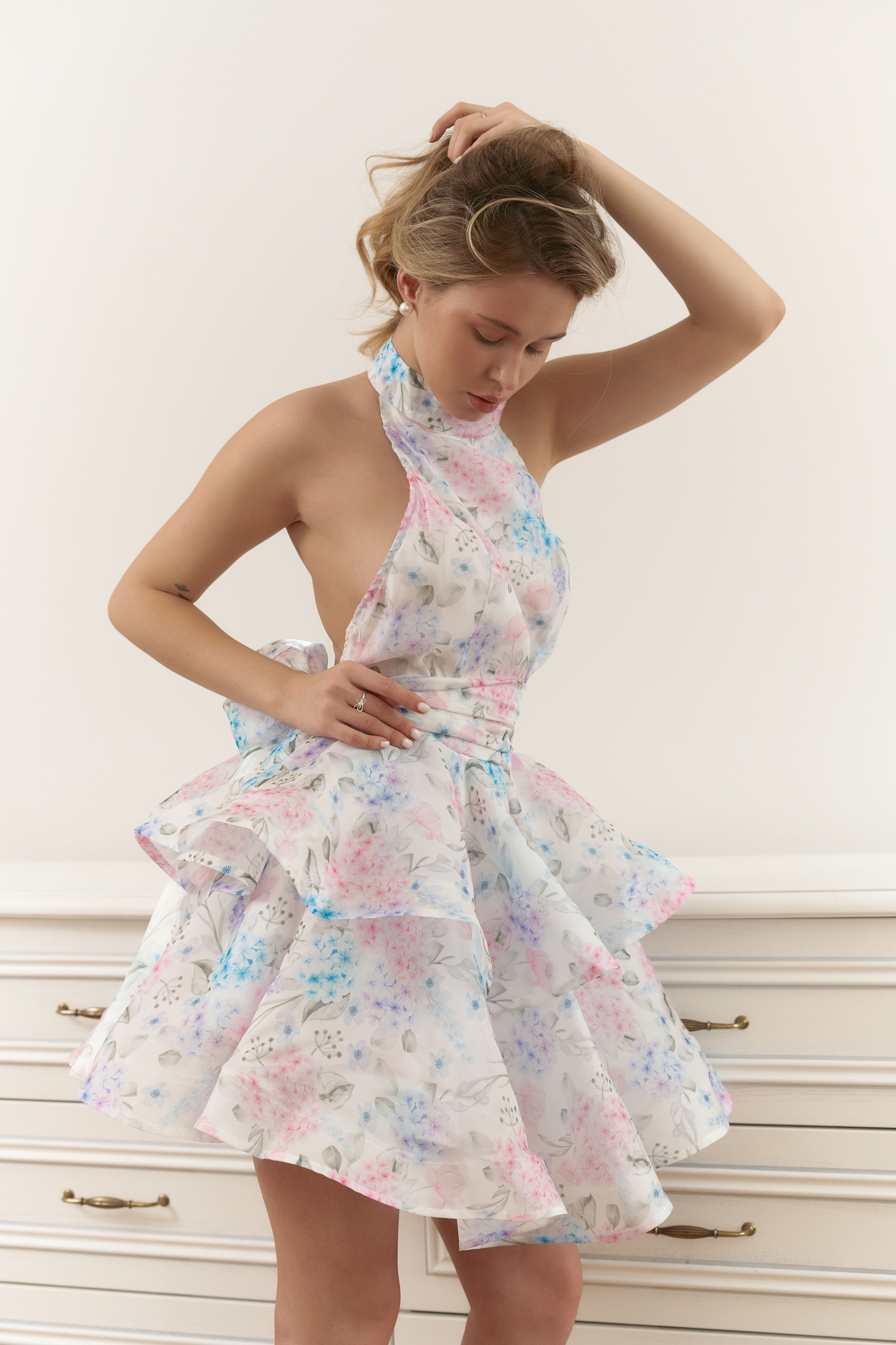 Organza Mini Dress