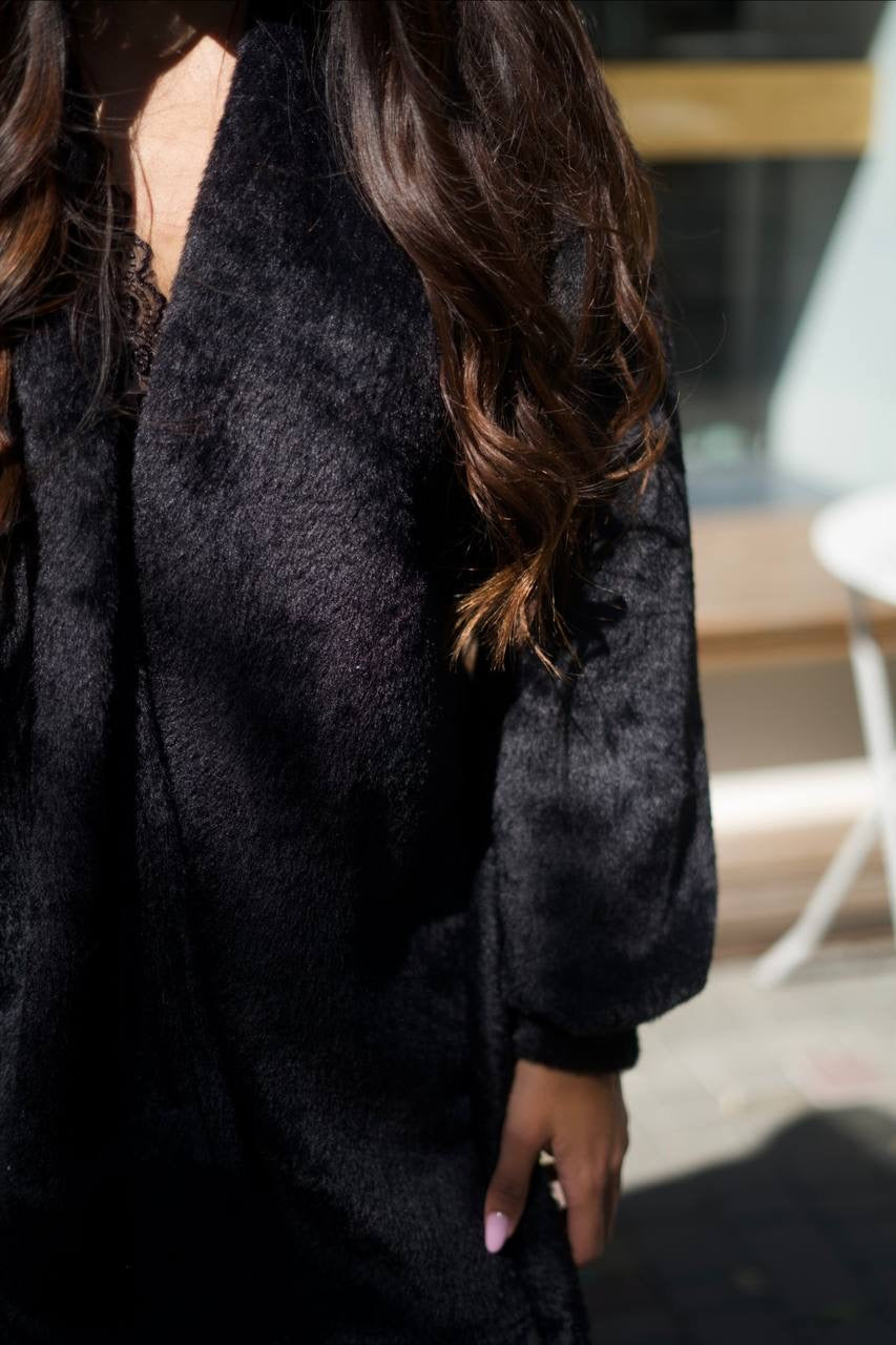 Cashmere-Style Cardigan