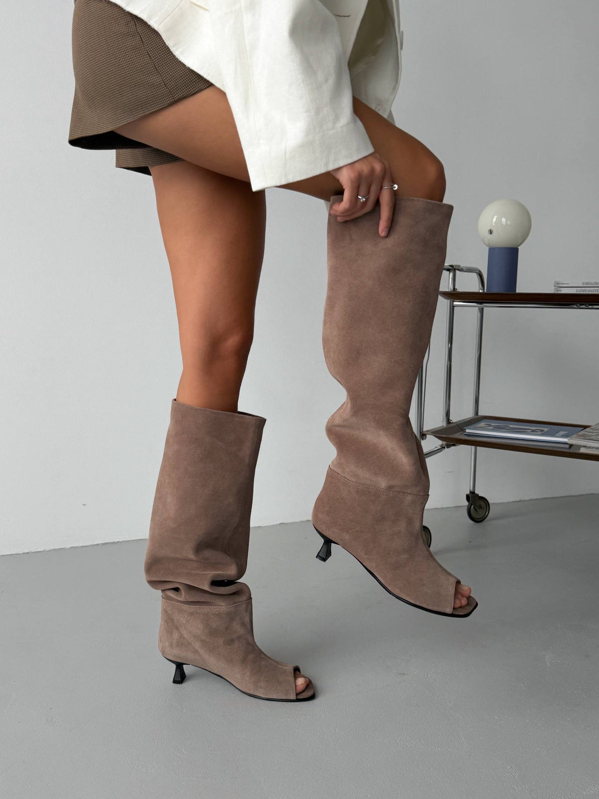 Open-Toe Boots