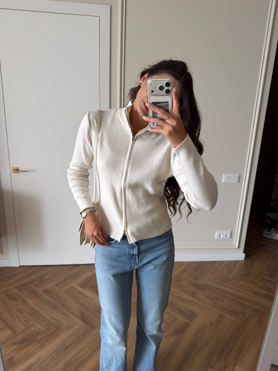 Zip-Up Knit Sweater✨