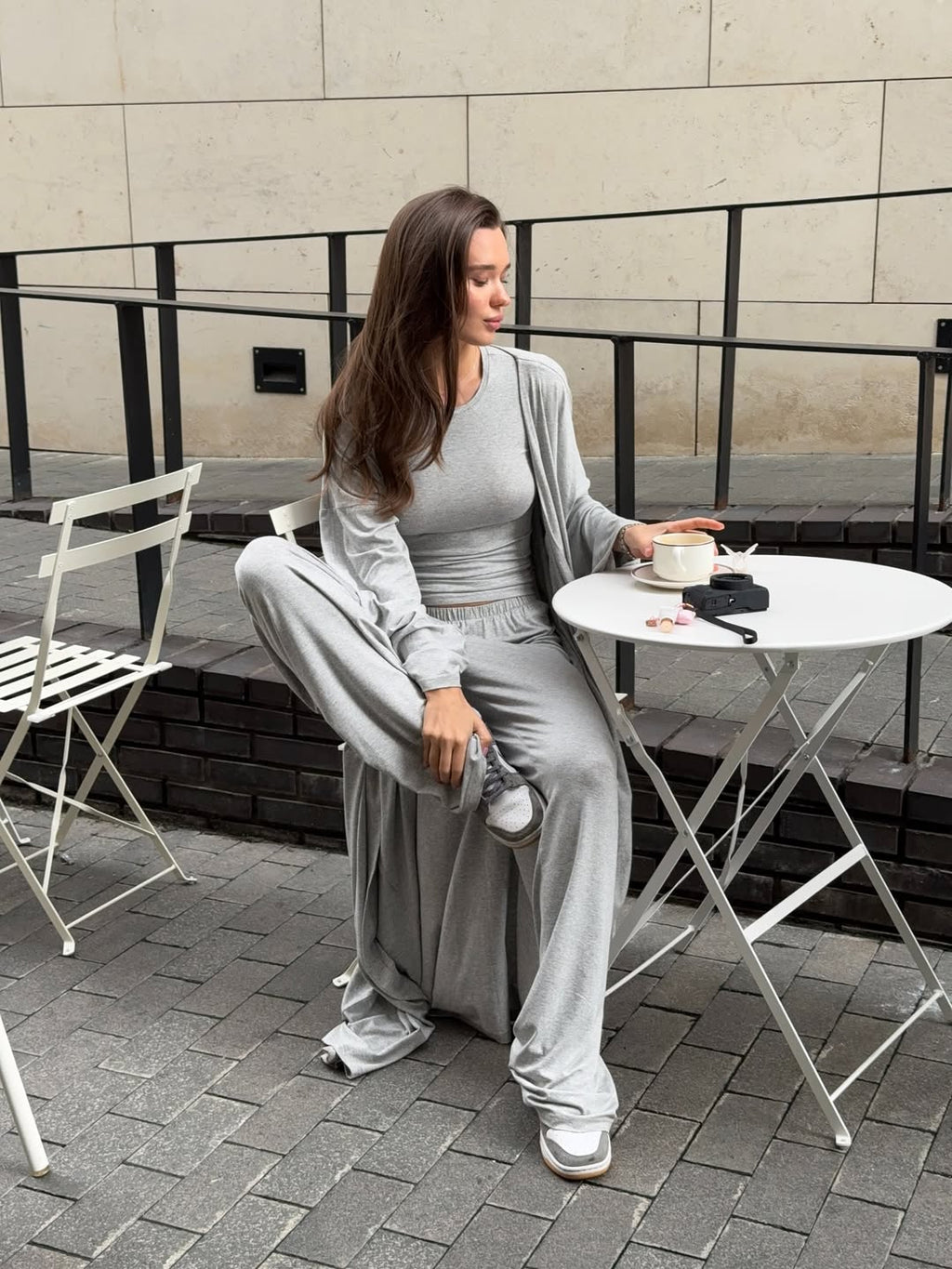 3-Piece Set with Cardigan