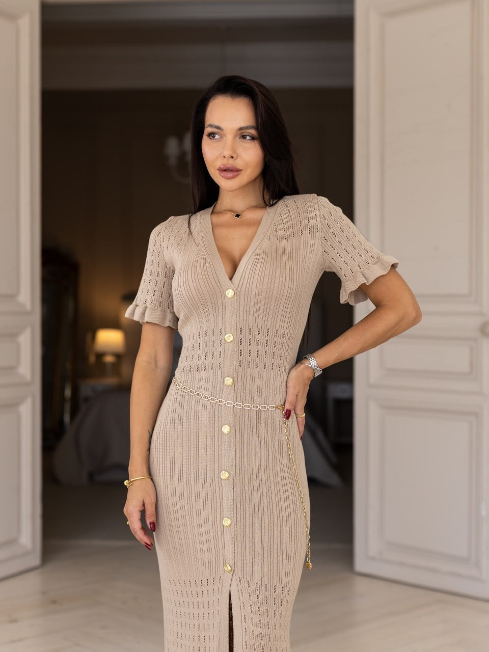 “Rimini” Knit Midi Dress