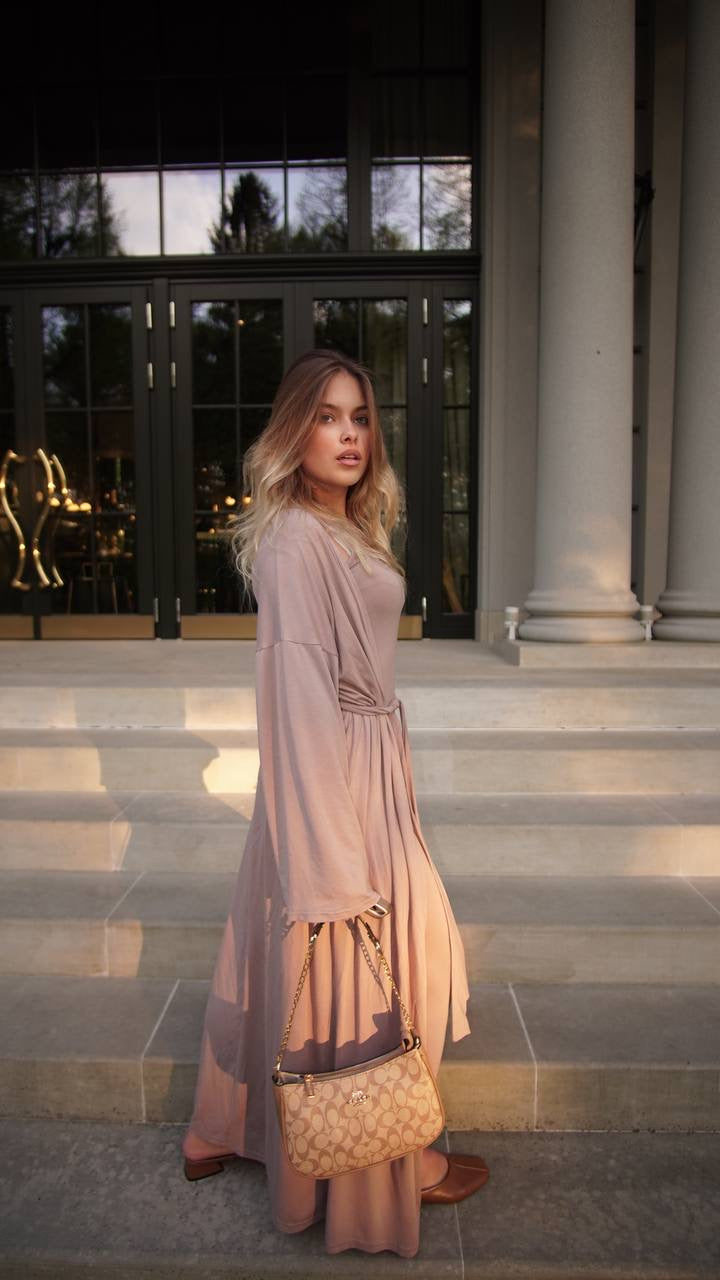 2-in-1 Set: Cardigan + Dress