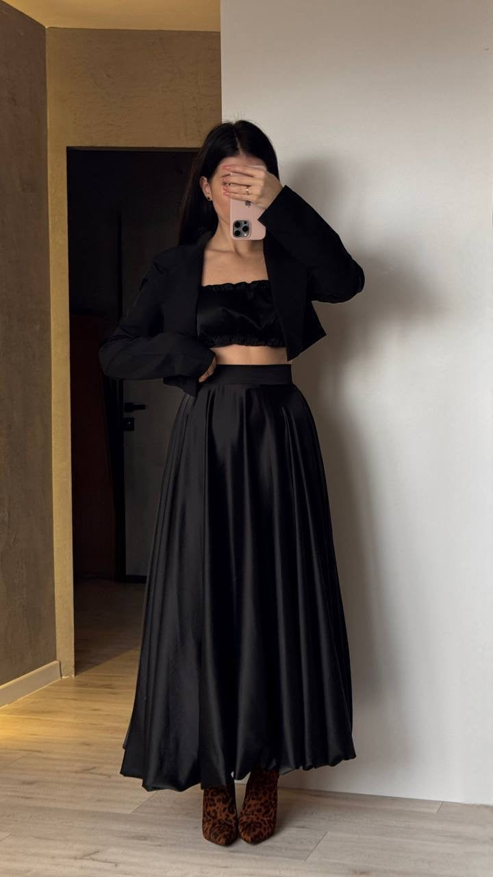 Balloon Maxi Skirt