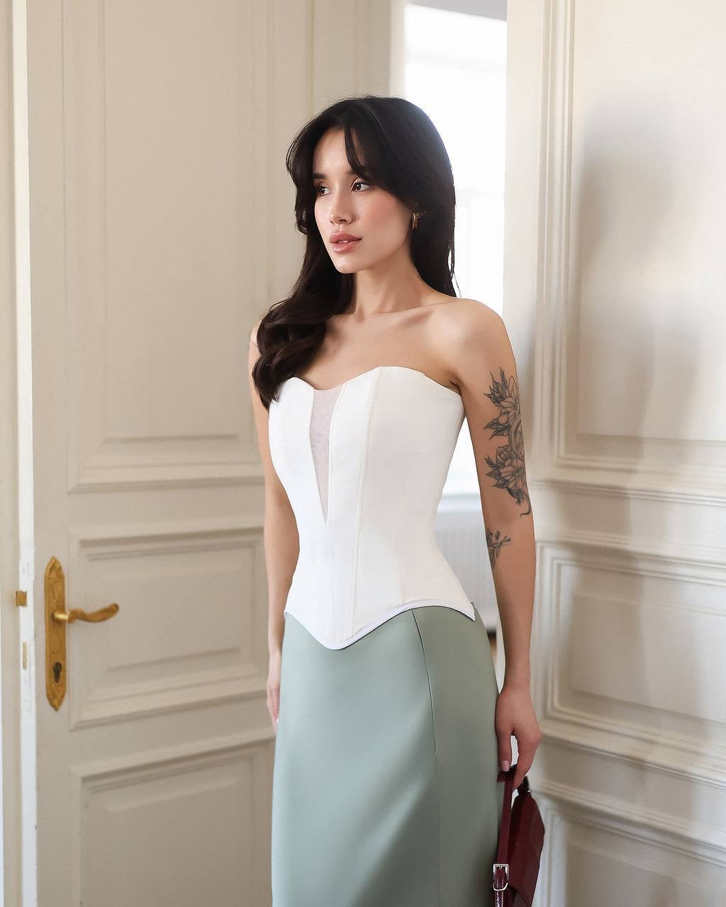 Maxi Satin Skirt