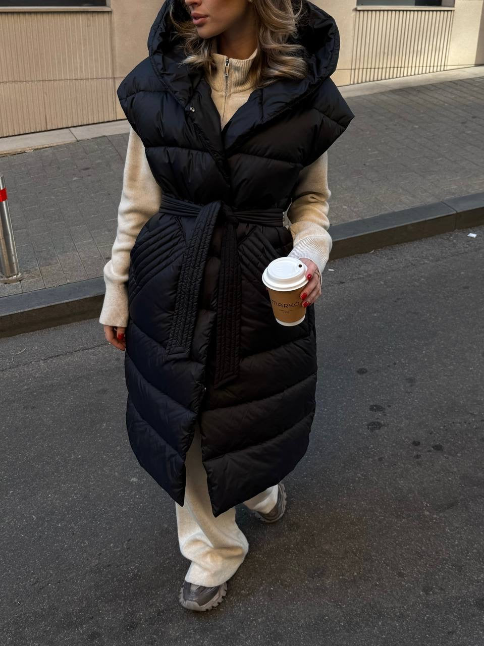 Extended Down Vest “Matis”