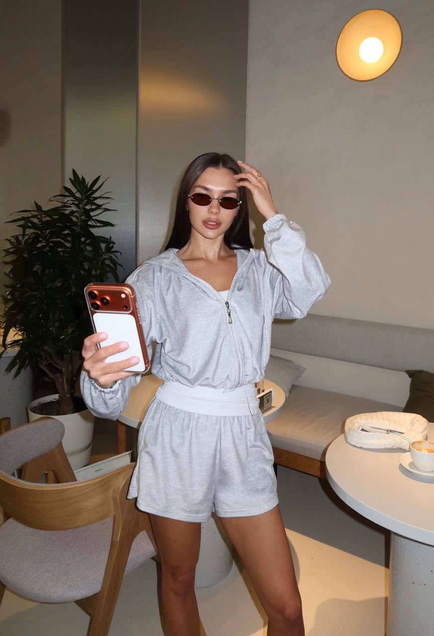 Velour Two-Piece Set